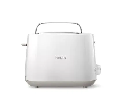 Philips HD2581 Daily Collection Toaster - 2 wide slots, 4in1 functions (reheat/defrost/cancel/7 browning levels).