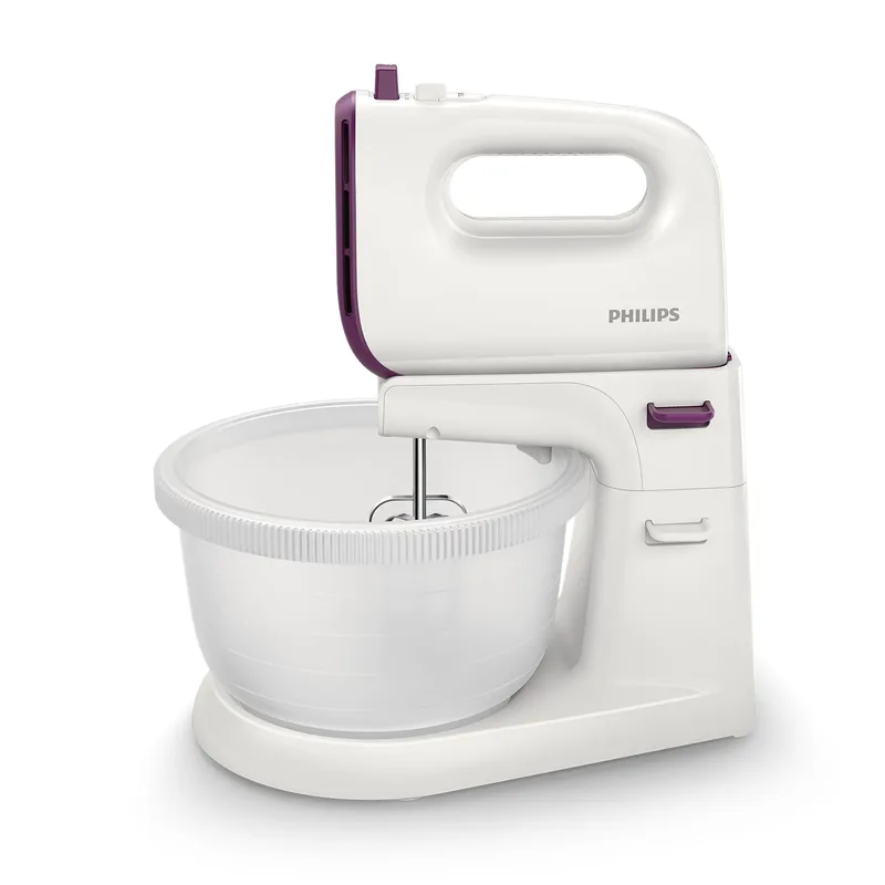 Philips Viva Collection Bowl Mixer 450W HR3745/11 – 3L Rotating Bowl