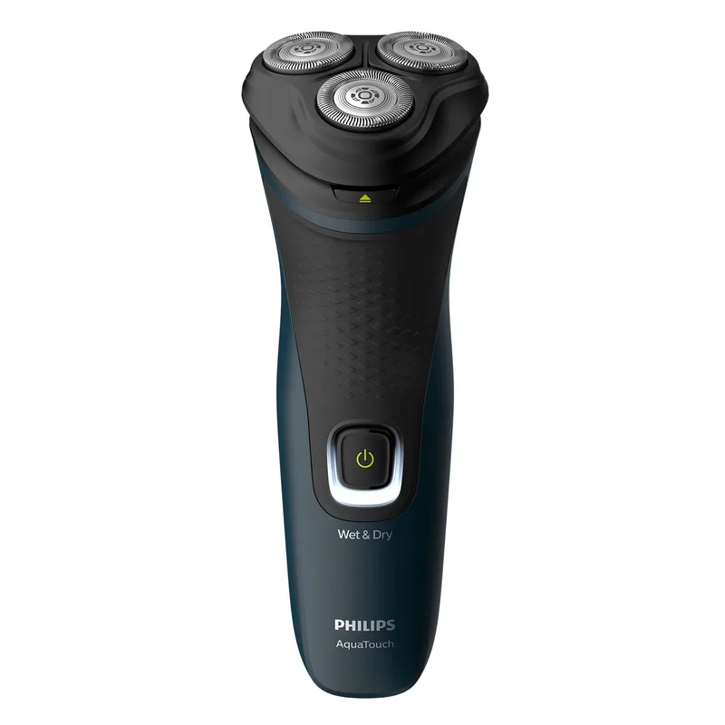 Philips 1000 Series Wet & Dry Electric Shaver - ComfortCut Blades, 3D Floating Heads, One-Touch Cleaning, 40 Min Cordless