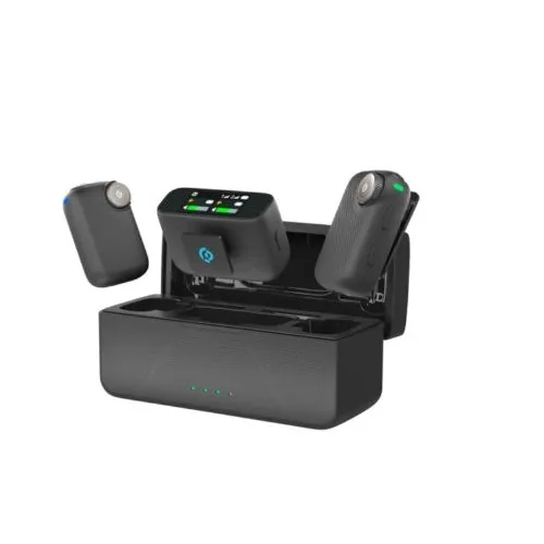Powerology Pure Q1 Microphone With AI Noise Cancelling Touch Screen
