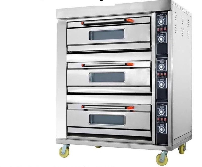 Premier 3‑Deck 6‑Tray Electric Deck Oven