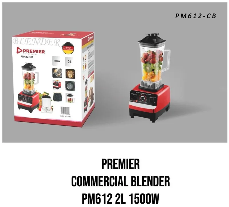 Premier 2L Commercial Blender PM612-CB