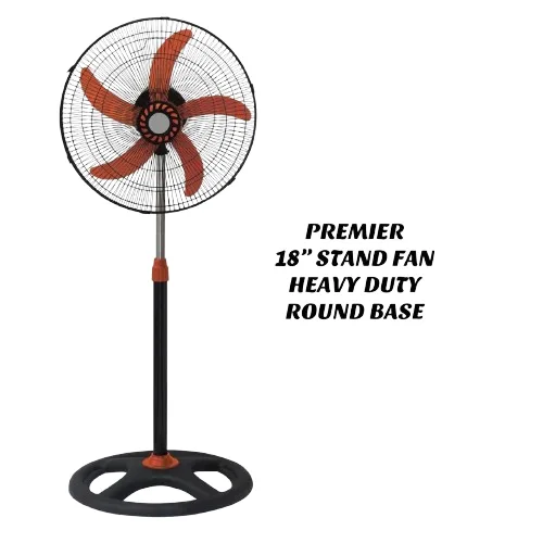 Premier 16″ Standing Fan with heavy duty round base
