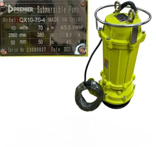 Premier QX10-70-4 5.5HP 70m 2" Submersible Pump – Heavy Duty Water Pump for Irrigation, Drainage & Industrial Use