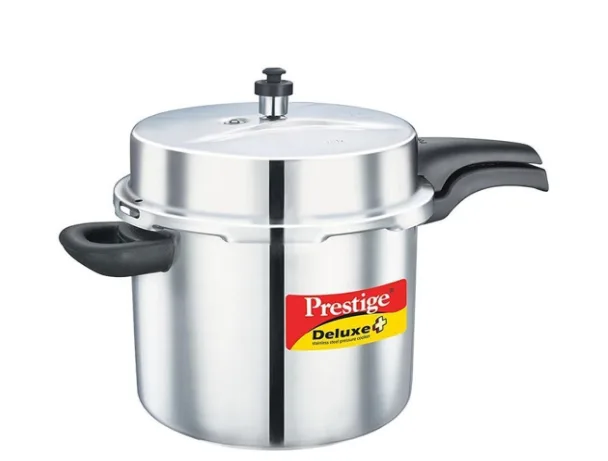 Prestige MT/297 Deluxe Alpha Svachh 10L Stainless Steel Pressure Cooker – Durable, Quick Cooking, Safe & Easy to Use, Perfect for Home, Office, and Sm