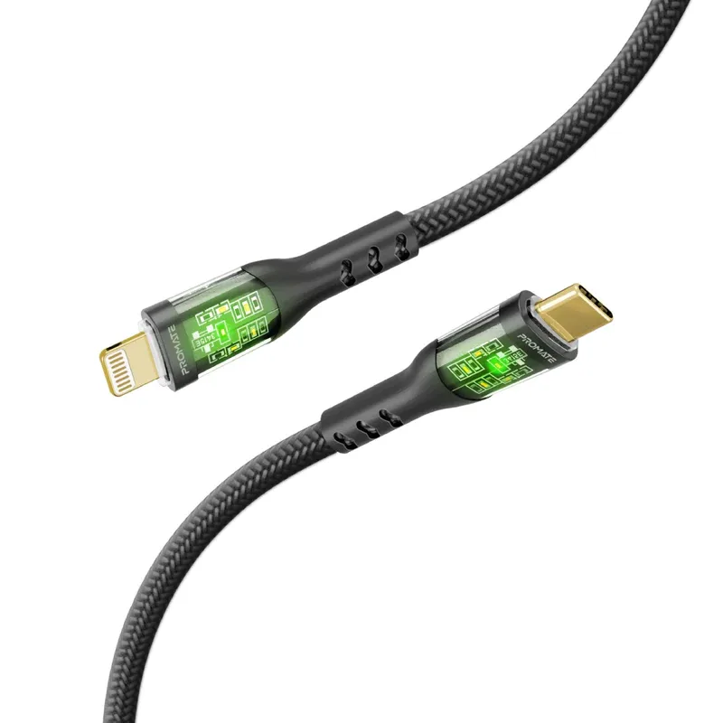Promate 27W USB-C to Lightning Cable ( TransLine-C1)