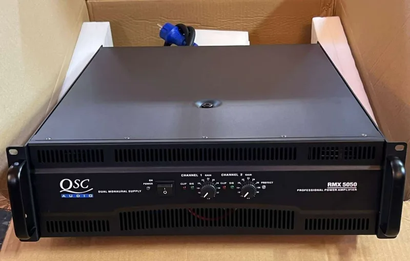 QSC RMX 5050 professional power amplifier.