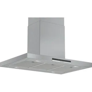 Ramtons EB/617 90CM Stainless Steel Island Hood – Premium Island Mount Kitchen Chimney Hood with Powerful Extraction, LED Lighting and Easy-Clean Filt