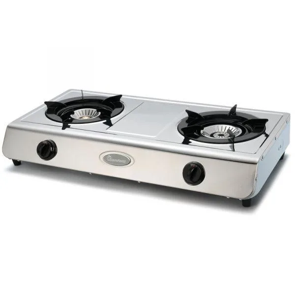 RG/514-Ramtons Stainless Steel, 2 Burner, Gas Cooker