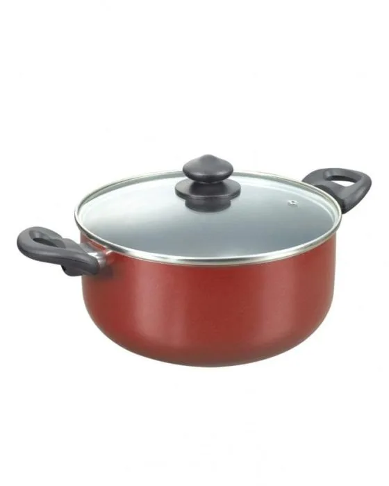 Ramtons Maroon 20cm Non-Stick Casserole 2H Master Chef – RT/104