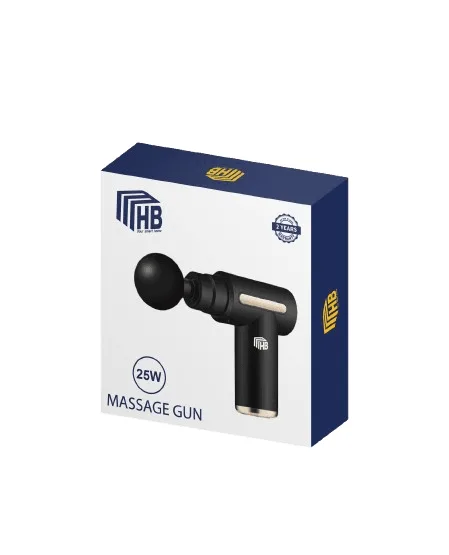 Rebune Massage Gun Cordless Deep Tissue Muscle Massager with 4 Attachments and 6 Speeds