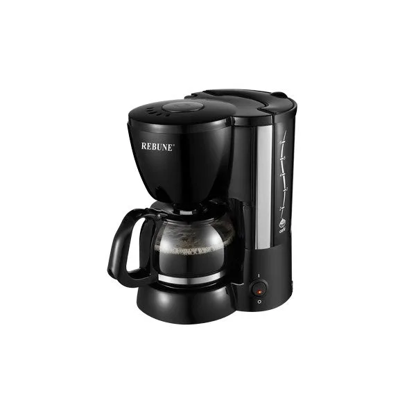 Rebune RE-6-018 Coffee Maker Machine - 1.25 Liters, Auto keep warm, Anti drip valve, Detachable water tank