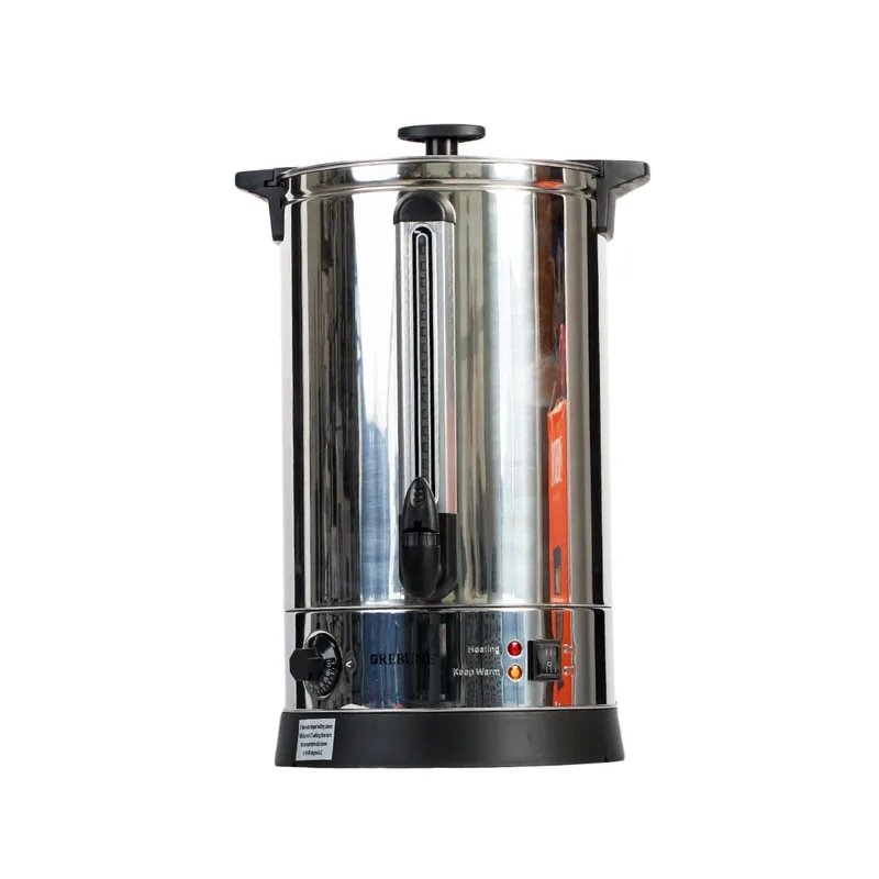 Rebune Electric Water Urn 30L Stainless Steel Tea Urn Water Boiler with Tap 2500W