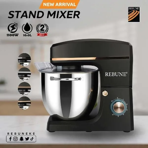 Rebune Commercial Stand Mixer 10L
