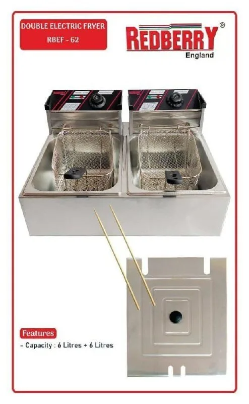 Redberry Double Electric Deep Fryer