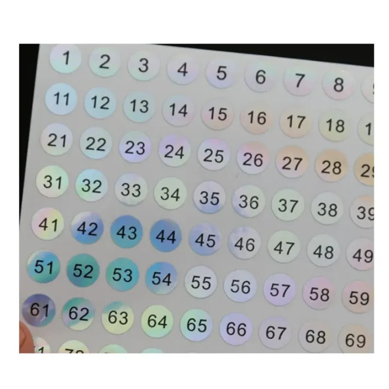 Headphone 1-100 Number Stickers – Label, Track & Organize