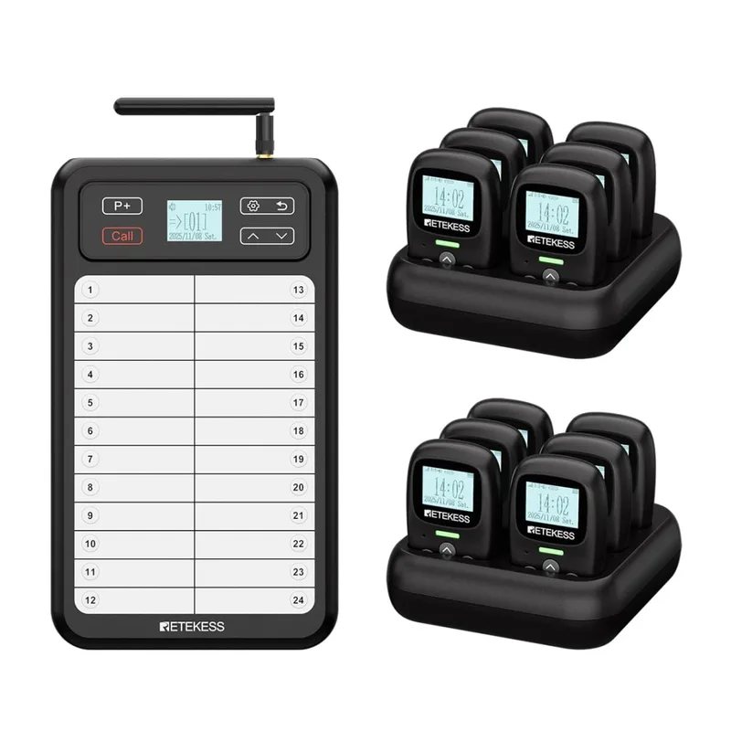 Kitchen Transmitter Pager Server Transmitter Restaurant Waitress Pager System restaurant pager system​ for commercial kitchens