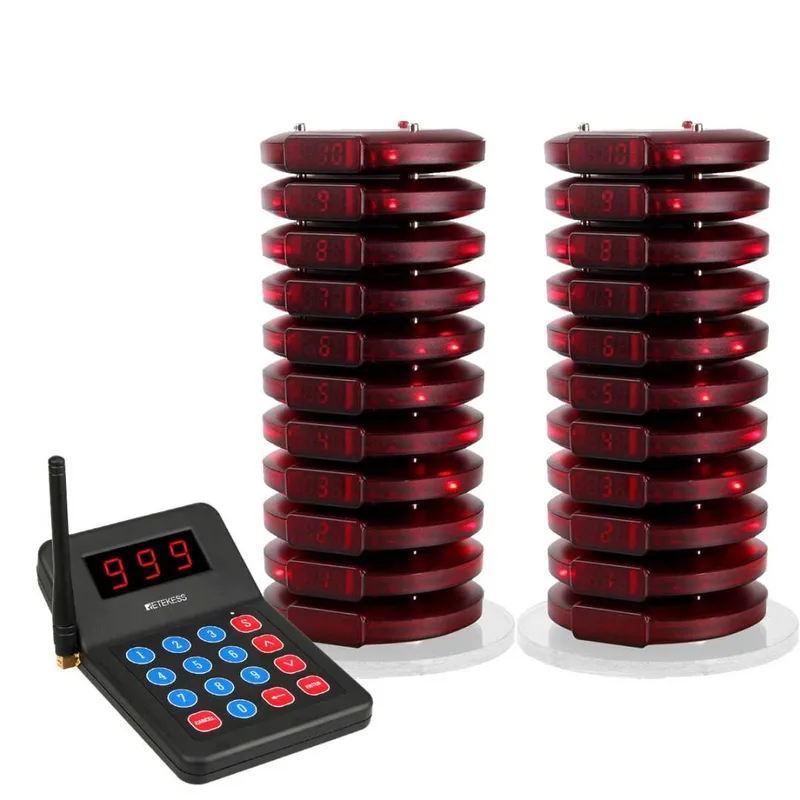 Retekess T119 Wireless Calling System Restaurant Pager System Factory Price and Fast Shipping