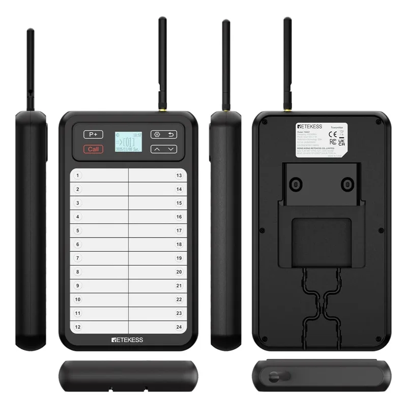 Retekess TD037 Restaurant Paging System, Single Keyboard, Restaurant Kitchen Call Keyboard