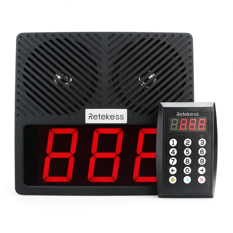 TD101 Wireless Speaker System for Queue in Hospital Bank Restaurant Fast Food