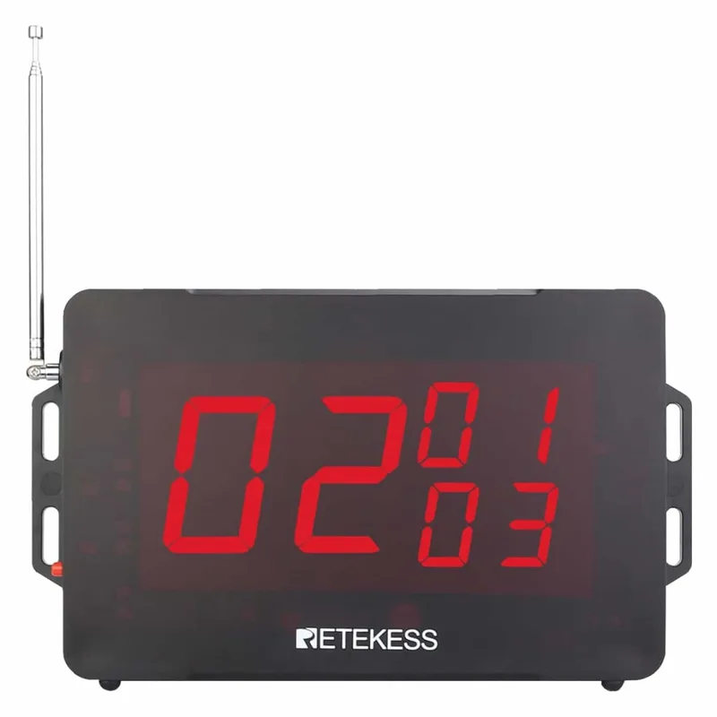 Retekess TD136 Wireless Calling Display Receiver | Improve Customer Service