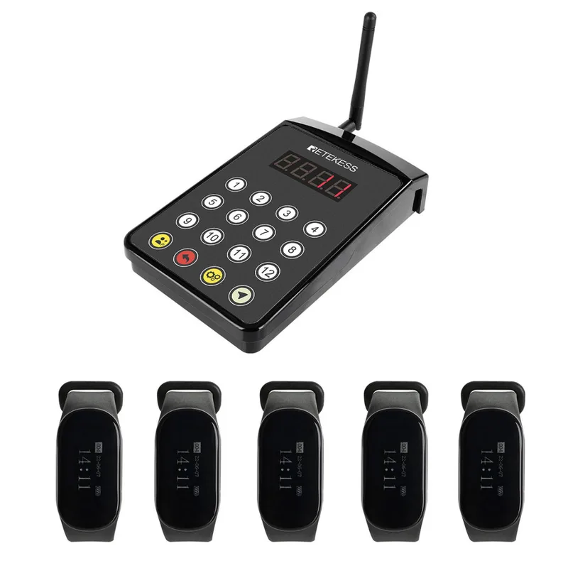 TD154 Wireless Waiter Call System for Communication Among Kitchen Chef And Staff