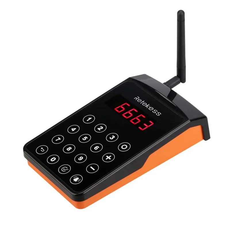Original Keypad Transmitter for Retekess TD156 Long Range & Waterproof Wireless Paging System