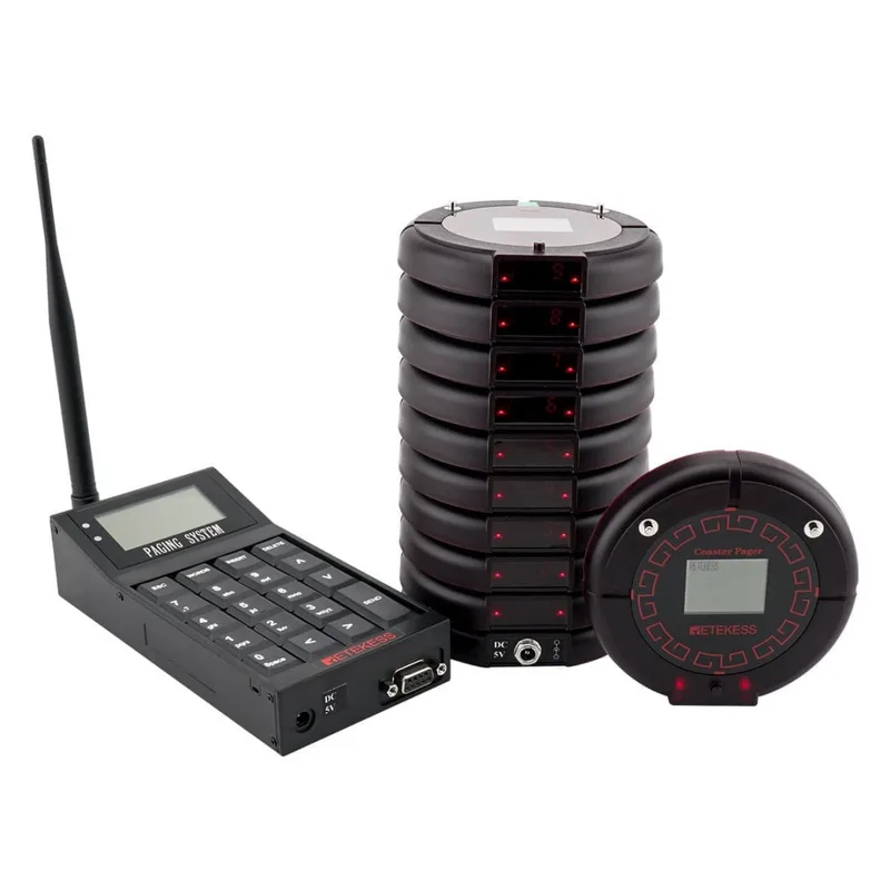 Retekess TD159 Alphanumeric Pager – Improve Communication Efficiency for Truck Lorry Driver, Food Plaza, Clinic