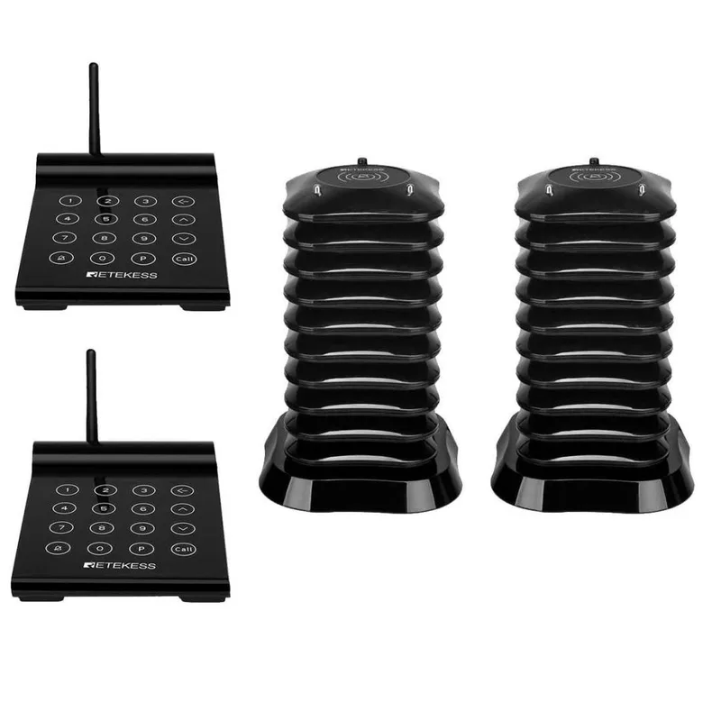 Retekess TD164 Wireless Restaurant Pager With Dual Keyboard for Calls from Different Places