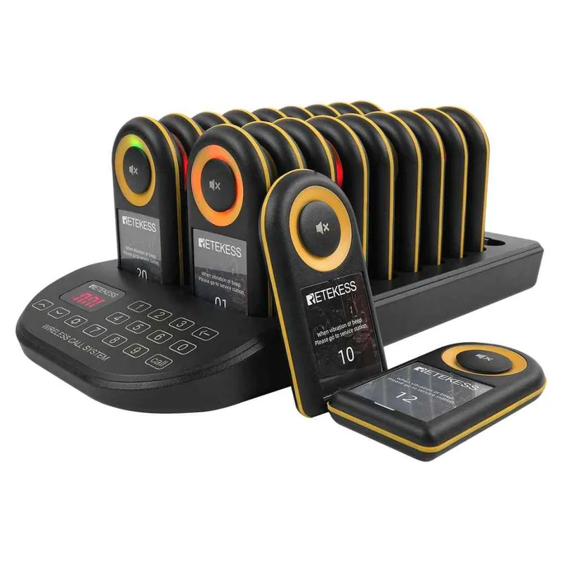 Retekess TD169 Restaurant Pager System with 20 Pager Buzzers