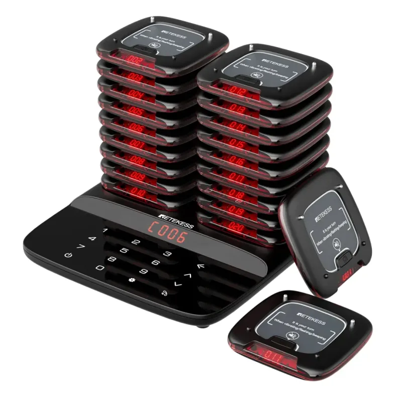 TD188 Restaurant Pager System With Touch Keypad