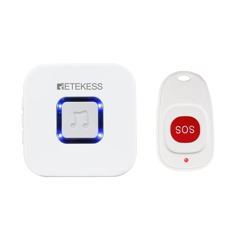 Retekess TH101 Wireless Caregiver Pagers SOS Smart Call Button for the Elderly