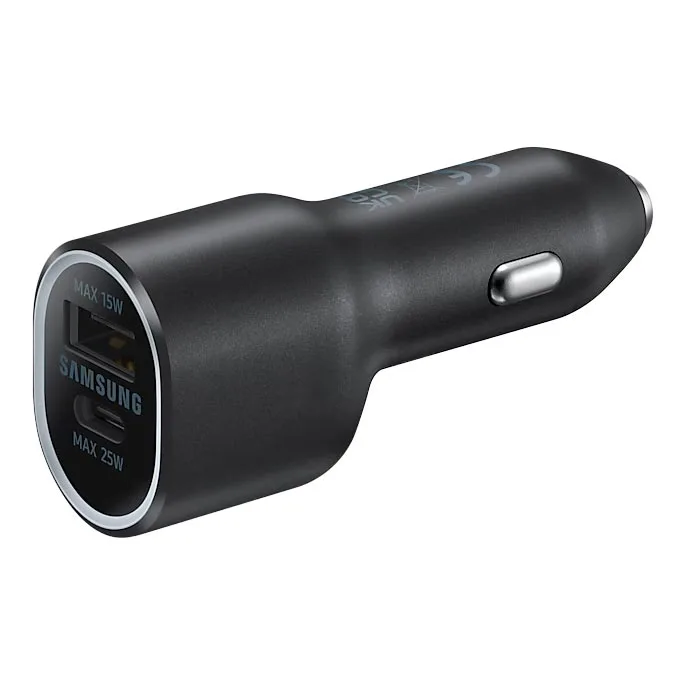 Samsung Car Charger Duo – 25W Black (EP-L4020)