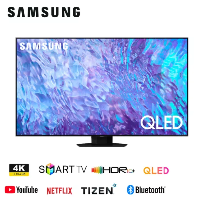 Samsung 98 inch Smart Q80C 4K QLED TV (QA98Q80CAU) Quantum HDR10+ 120Hz Bluetooth