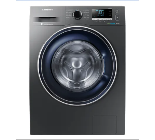 Samsung Front Load Washing Machine, Silver – 8Kg