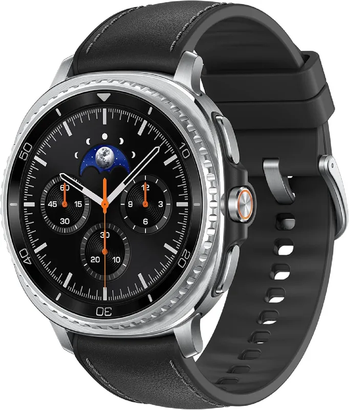 Samsung Galaxy Watch 8 Classic (2025) 46mm Bluetooth Smartwatch, Cushion Design, Rotating Bezel, Quick Button, Sleep Coaching, Running Coach, Energy S
