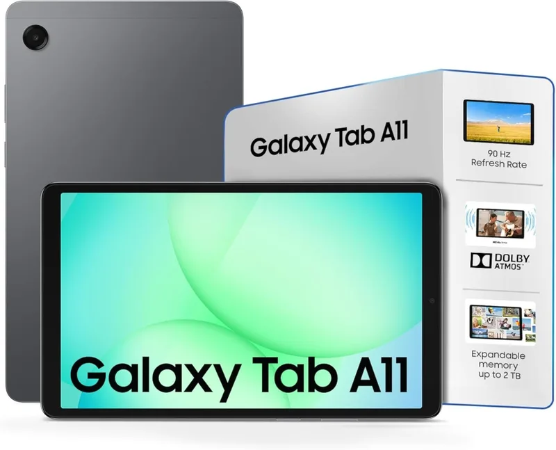 Samsung Galaxy Tab A11 8.7″ LTE Tablet – 8GB RAM, 128GB Storage, Wi-Fi + 4G | SM-X135G