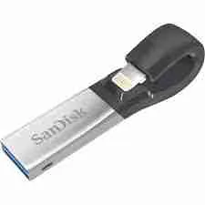 SanDisk iXpand Flash Drive 128GB – USB for iPhone -SDIX30C-128G-GN6NE