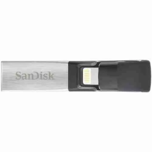 SanDisk iXpand Flash Drive 64GB – USB for iPhone. SDIX30N-064G-GN6NN