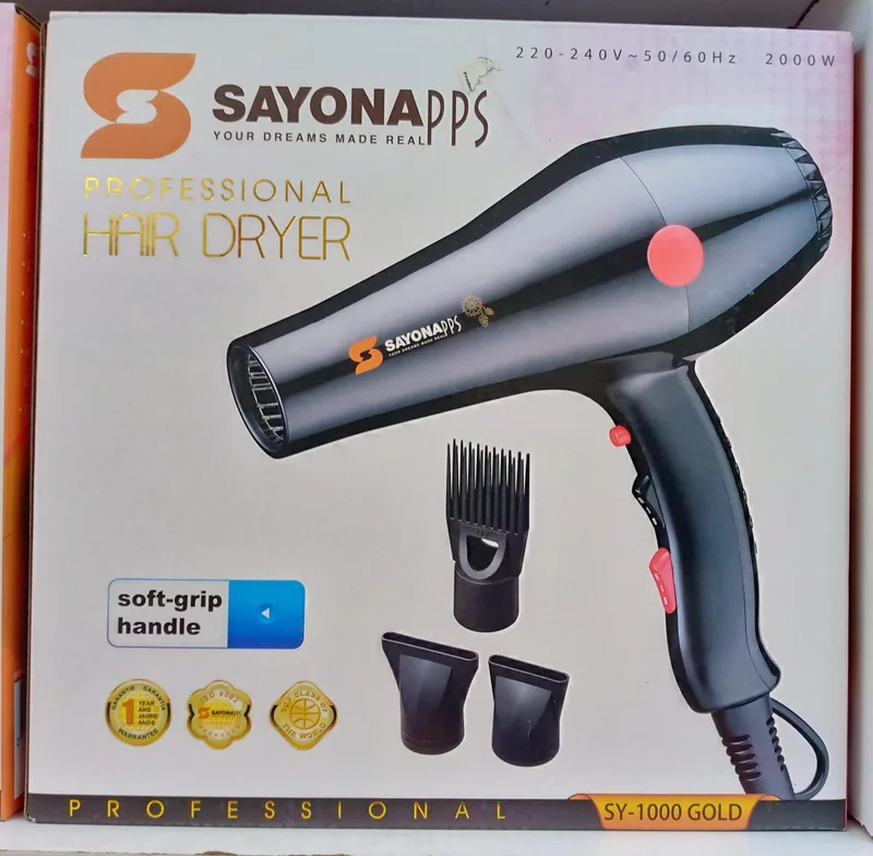 Sayona SY-1000 Professional Hair Dryer – 2000W.