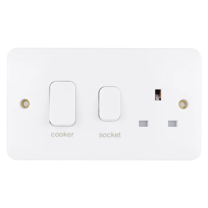 45A Cooker Control Unit Socket Lisse (GGBL4001) Schneider