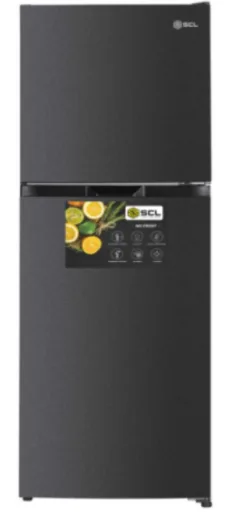 SCL 247L Double Door Refrigerator SCL-RTN247ECPG – Energy-Efficient cooling, low-noise operation, adjustable shelves, and separate freezer compartment