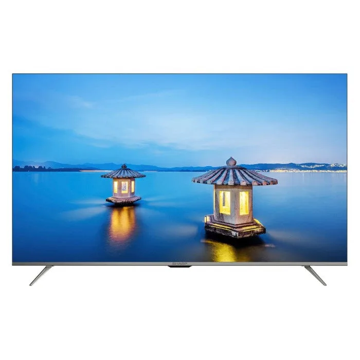 Sharp 4T-C55DL6NX 55-inch Android TV - 4K Ultra HD Resolution, Supports Dolby Atmos and Dolby Vision, Android 10.0