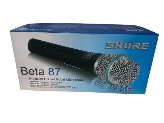 SHURE beta 87 precision crafted vocal microphone