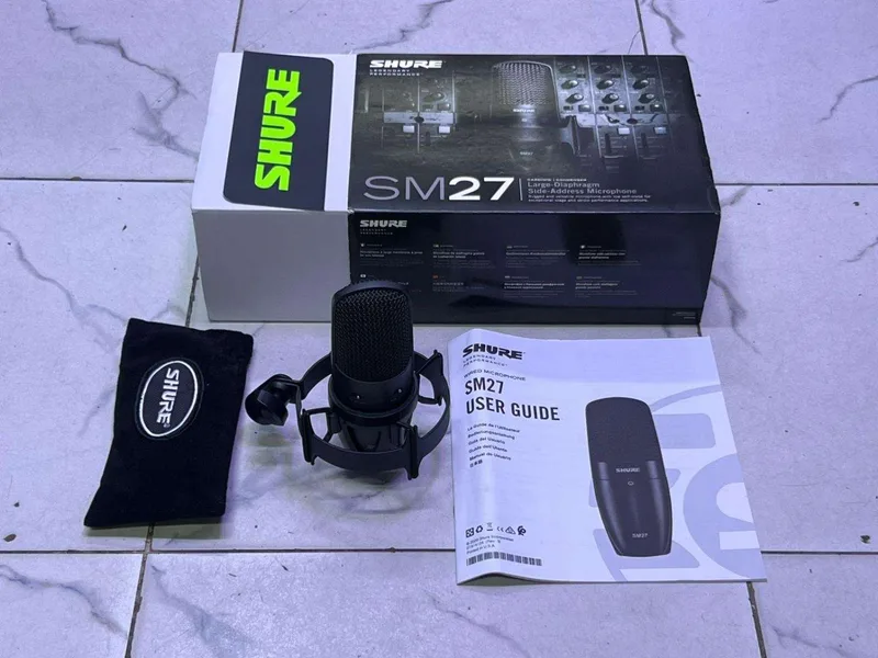 Shure SM27 large-diaphragm condenser microphone