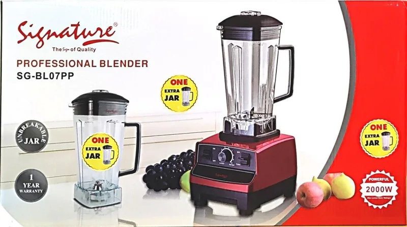 Signature 2000W Commercial Blender-SG-BL-07PP