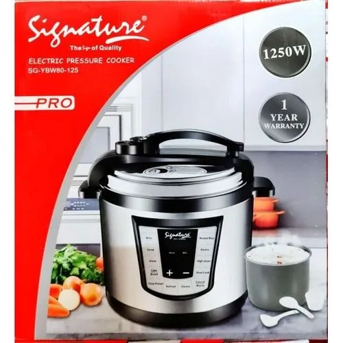 Signature electric pressure cooker-SG-YBW-80-125