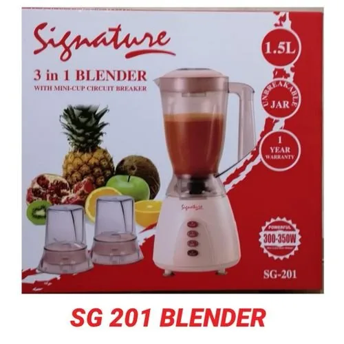 Signature 3 in 1 Blender with Grinder/blender/copper-SG-201