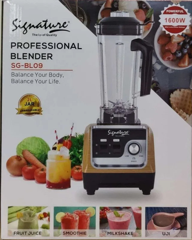 Signature Commercial Blender with 2.0 Ltr Jar