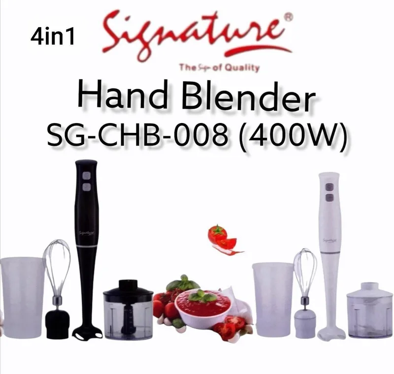 Signature 3in1 Electric Hand Blender